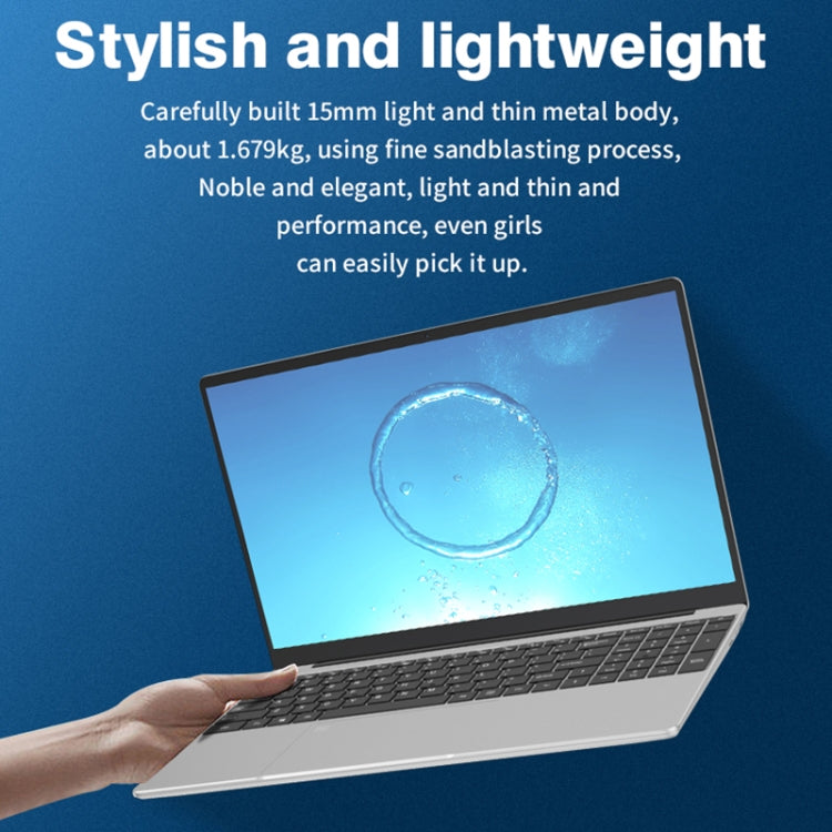 GXMO F152G 15.6吋筆記型電腦，Windows 11 Intel Alder Lake N95 四核心，支援指紋解鎖，16GB+512GB