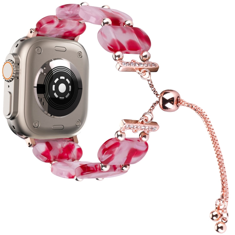 樹脂伸縮鍊錶帶，適用於 Apple Watch Ultra 2 49mm，適用於 Apple Watch Series 9 45mm