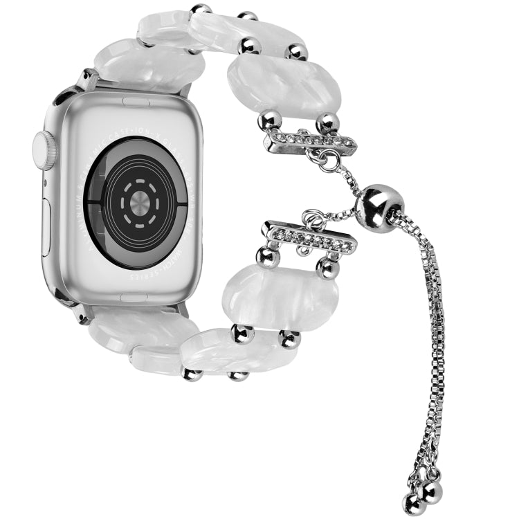 樹脂伸縮鍊錶帶，適用於 Apple Watch Series 9 41mm，適用於 Apple Watch Ultra 49mm
