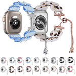 樹脂伸縮鍊錶帶，適用於 Apple Watch Series 8 41mm，適用於 Apple Watch Series 8 45mm