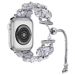 樹脂伸縮鍊錶帶，適用於 Apple Watch Series 7 41mm，適用於 Apple Watch Series 7 45mm