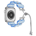 樹脂伸縮鍊錶帶，適用於 Apple Watch 42mm，適用於 Apple Watch 38mm