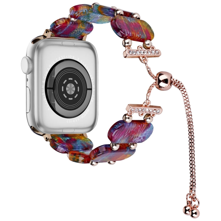樹脂伸縮鍊錶帶，適用於 Apple Watch 42mm，適用於 Apple Watch 38mm