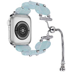 樹脂可伸縮鏈條錶帶，適用於 Apple Watch Series 2 42mm，適用於 Apple Watch Series 2 38mm