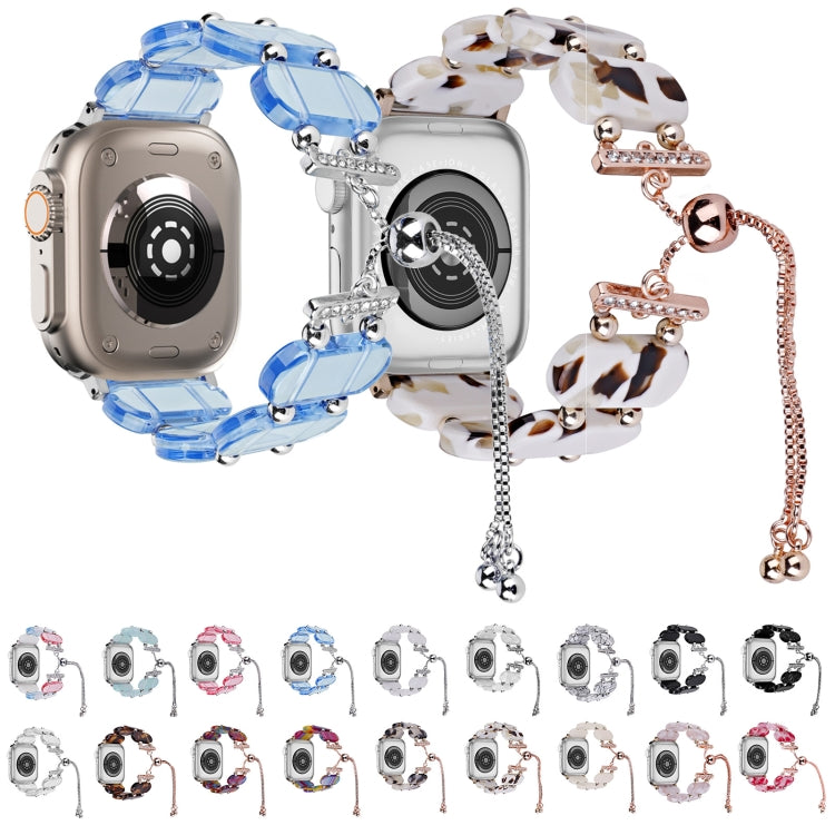 樹脂伸縮鍊錶帶，適用於 Apple Watch Series 7 41mm，適用於 Apple Watch Series 7 45mm