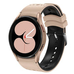 Two Color Silicone Watch Band, For Samsung Galaxy Watch 6