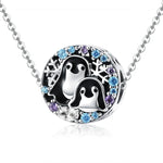 S925純銀企鵝屋鑽石珠手鍊配件