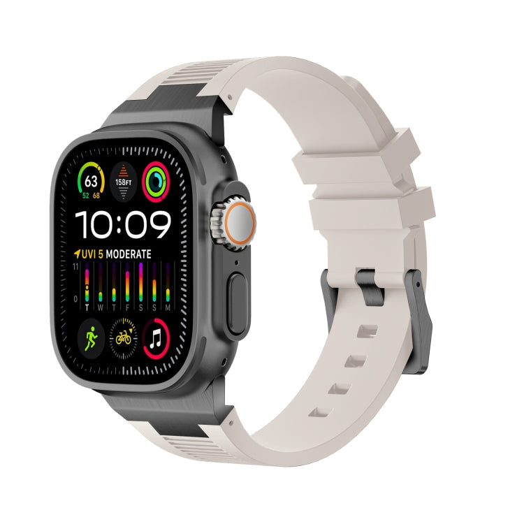 Loners 液態矽膠錶帶，適用於 Apple Watch SE 2023 44mm、Apple Watch Ultra 2 49mm、Apple Watch Series 9 45mm
