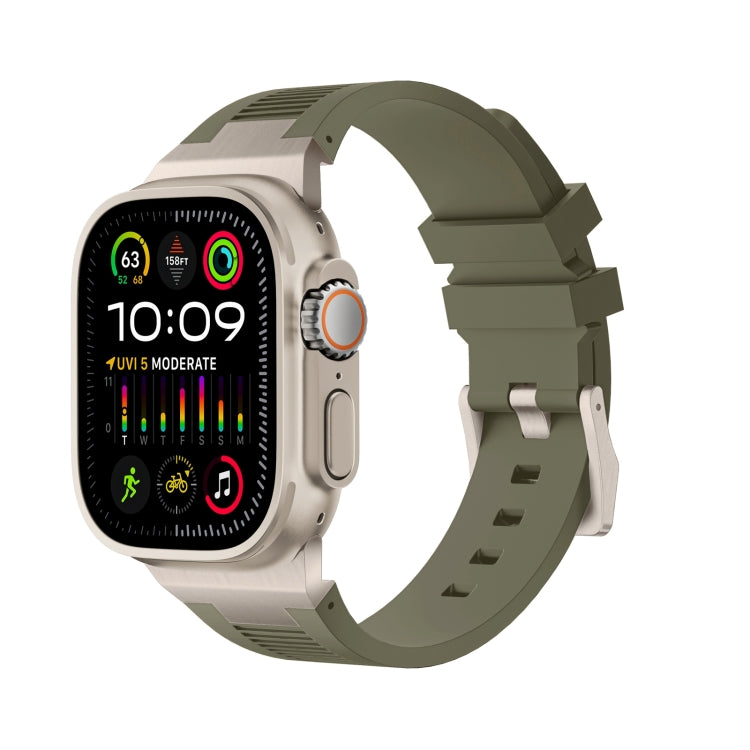 Loners 液態矽膠錶帶，適用於 Apple Watch SE 2023 44mm、Apple Watch Ultra 2 49mm、Apple Watch Series 9 45mm