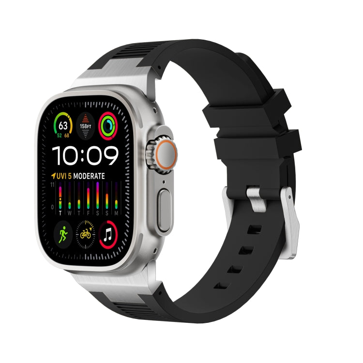 Loners 液態矽膠錶帶，適用於 Apple Watch SE 2023 44mm、Apple Watch Ultra 2 49mm、Apple Watch Series 9 45mm