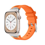 Loners 液態矽膠錶帶，適用於 Apple Watch Series 7 45mm、Apple Watch SE 44mm、Apple Watch Series 6 44mm