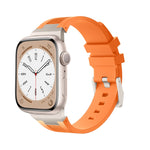 Loners 液態矽膠錶帶，適用於 Apple Watch Series 7 45mm、Apple Watch SE 44mm、Apple Watch Series 6 44mm