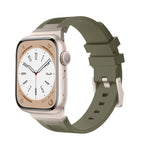 Loners 液態矽膠錶帶，適用於 Apple Watch Series 7 45mm、Apple Watch SE 44mm、Apple Watch Series 6 44mm