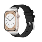 Loners 液態矽膠錶帶，適用於 Apple Watch Series 7 45mm、Apple Watch SE 44mm、Apple Watch Series 6 44mm