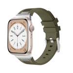 Loners 液態矽膠錶帶，適用於 Apple Watch Series 7 45mm、Apple Watch SE 44mm、Apple Watch Series 6 44mm