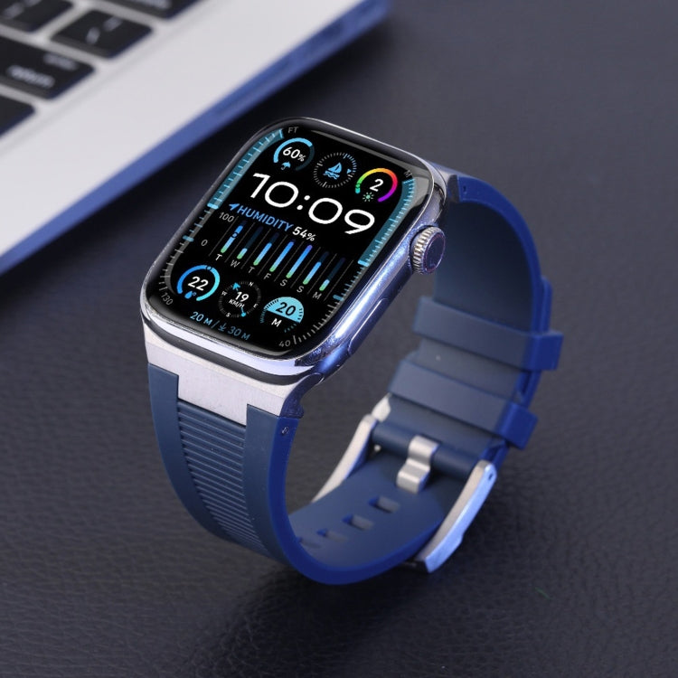 Loners 液態矽膠錶帶，適用於 Apple Watch SE 2023 44mm、Apple Watch Ultra 2 49mm、Apple Watch Series 9 45mm