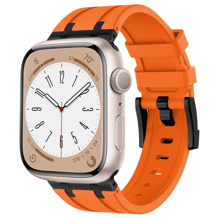 石紋液態矽膠錶帶，適用於 Apple Watch SE 2023 44mm、Apple Watch Ultra 2 49mm、Apple Watch Series 9 45mm、Apple Watch Ultra 49mm