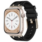 石紋液態矽膠錶帶，適用於 Apple Watch SE 2023 44mm、Apple Watch Ultra 2 49mm、Apple Watch Series 9 45mm、Apple Watch Ultra 49mm