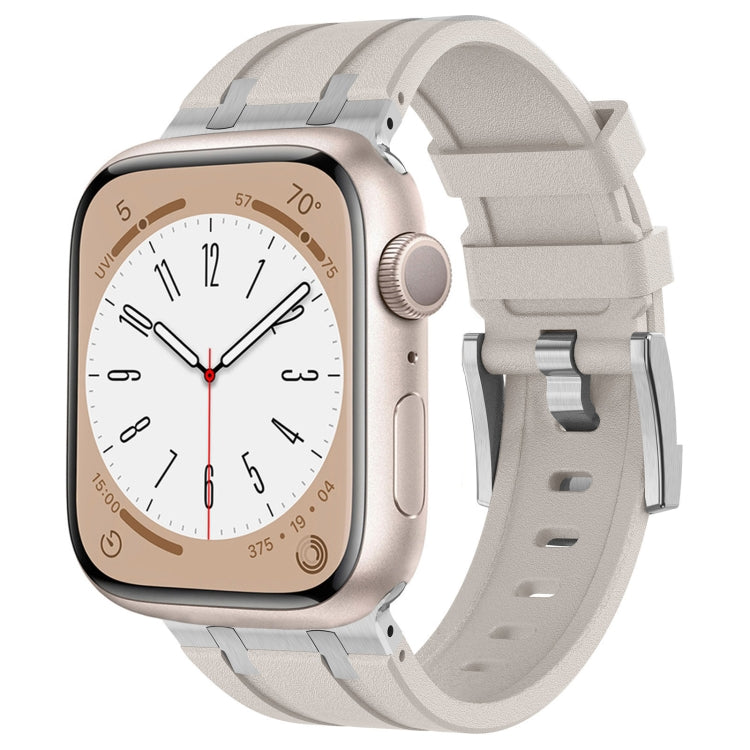 石紋液態矽膠錶帶，適用於 Apple Watch SE 2023 44mm、Apple Watch Ultra 2 49mm、Apple Watch Series 9 45mm、Apple Watch Ultra 49mm