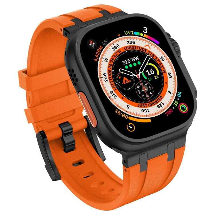 石紋液態矽膠錶帶，適用於 Apple Watch Series 8 45mm、Apple Watch SE 2022 44mm、Apple Watch Series 7 45mm、Apple Watch SE 44mm