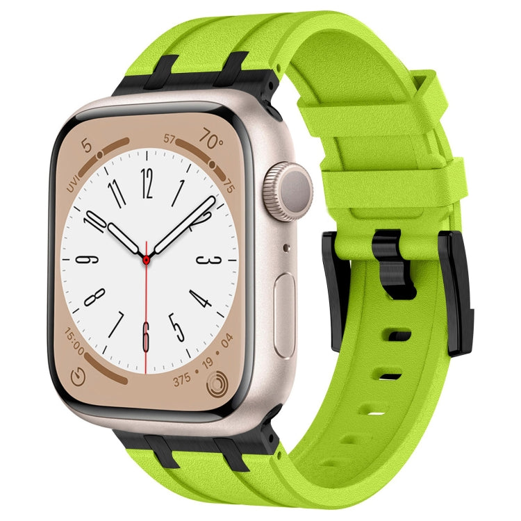 石紋液態矽膠錶帶，適用於 Apple Watch Series 8 45mm、Apple Watch SE 2022 44mm、Apple Watch Series 7 45mm、Apple Watch SE 44mm