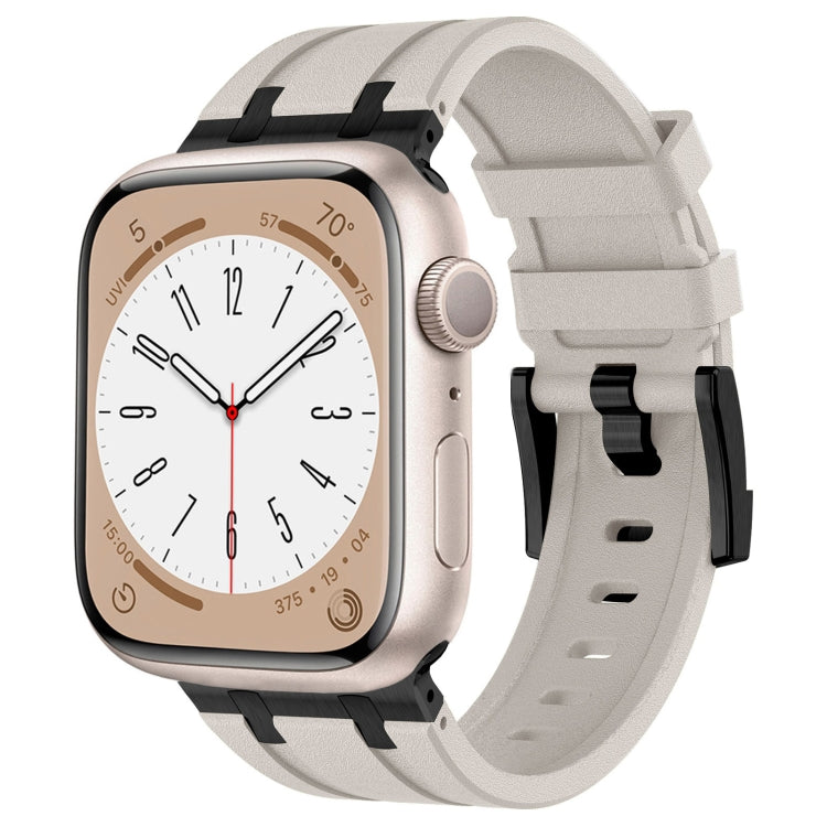石紋液態矽膠錶帶，適用於 Apple Watch Series 8 45mm、Apple Watch SE 2022 44mm、Apple Watch Series 7 45mm、Apple Watch SE 44mm