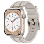 石紋液態矽膠錶帶，適用於 Apple Watch Series 8 45mm、Apple Watch SE 2022 44mm、Apple Watch Series 7 45mm、Apple Watch SE 44mm