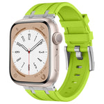 石紋液態矽膠錶帶，適用於 Apple Watch Series 8 45mm、Apple Watch SE 2022 44mm、Apple Watch Series 7 45mm、Apple Watch SE 44mm