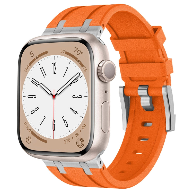 石紋液態矽膠錶帶，適用於 Apple Watch Series 6 44mm、Apple Watch Series 5 44mm、Apple Watch Series 4 44mm、Apple Watch Series 3 42mm