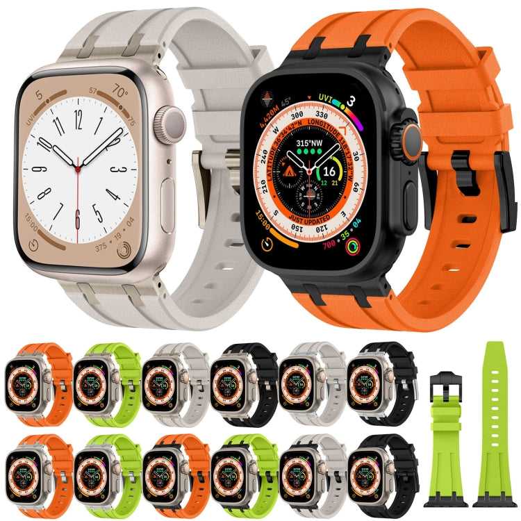 石紋液態矽膠錶帶，適用於 Apple Watch Series 8 45mm、Apple Watch SE 2022 44mm、Apple Watch Series 7 45mm、Apple Watch SE 44mm