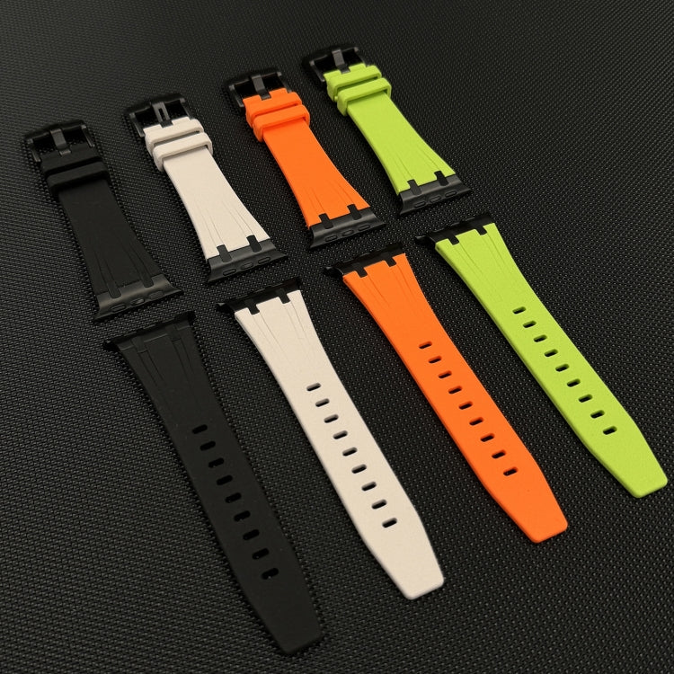 石紋液態矽膠錶帶，適用於 Apple Watch SE 2023 44mm、Apple Watch Ultra 2 49mm、Apple Watch Series 9 45mm、Apple Watch Ultra 49mm