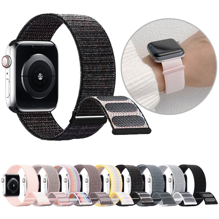 Dual Hook and Loop Nylon Watch Band, For Apple Watch Ultra 49mm, For Apple Watch Series 8 41mm, For Apple Watch Series 8 45mm, For Apple Watch SE 2022 40mm, For Apple Watch SE 2022 44mm