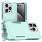 2合1 PC + TPU手機殼，適用於iPhone 17e / 16e、iPhone 17 Pro Max、iPhone 17 Pro、iPhone 17、iPhone Air、iPhone 16 Pro Max、iPhone 16 Pro、iPhone 16 Plus