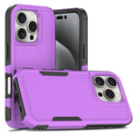 2合1 PC + TPU手機殼，適用於iPhone 17e / 16e、iPhone 17 Pro Max、iPhone 17 Pro、iPhone 17、iPhone Air、iPhone 16 Pro Max、iPhone 16 Pro、iPhone 16 Plus