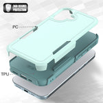 2合1 PC + TPU 手機殼，適用於 iPhone 16、iPhone 15 Pro Max、iPhone 15 Pro、iPhone 15 Plus、iPhone 15、iPhone SE 2022 / 2020 / 8 / 7 / 6、iPhone X / XS、iPhone XR