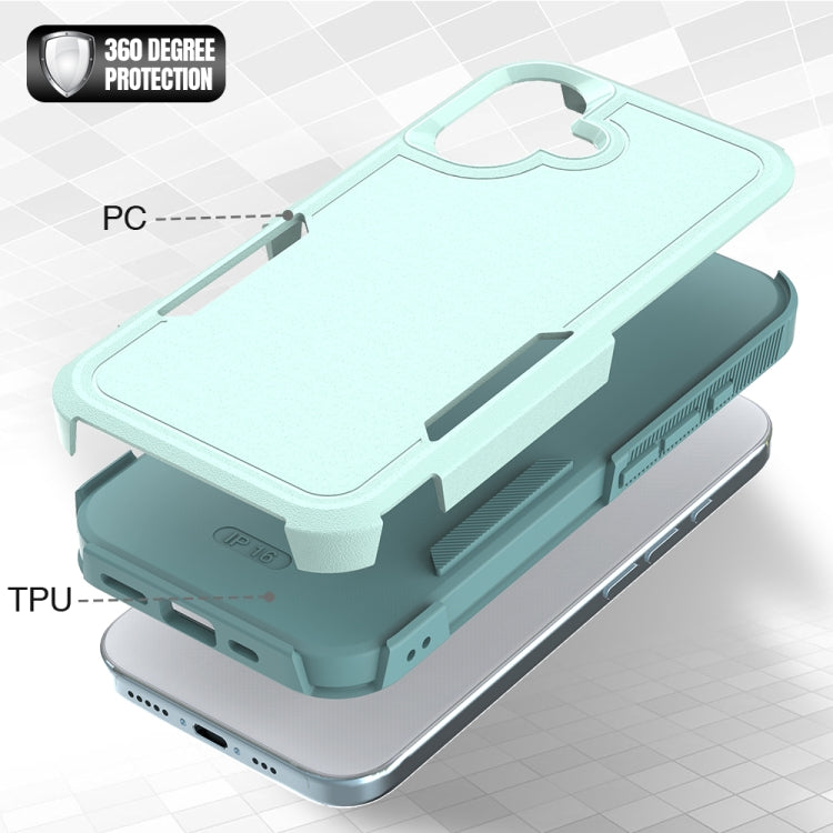 2合1 PC + TPU 手機殼，適用於 iPhone 16、iPhone 15 Pro Max、iPhone 15 Pro、iPhone 15 Plus、iPhone 15、iPhone SE 2022 / 2020 / 8 / 7 / 6、iPhone X / XS、iPhone XR