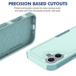 2合1 PC + TPU 手機殼，適用於 iPhone 16、iPhone 15 Pro Max、iPhone 15 Pro、iPhone 15 Plus、iPhone 15、iPhone SE 2022 / 2020 / 8 / 7 / 6、iPhone X / XS、iPhone XR