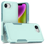 2合1 PC + TPU手機殼，適用於iPhone 17e / 16e、iPhone 17 Pro Max、iPhone 17 Pro、iPhone 17、iPhone Air、iPhone 16 Pro Max、iPhone 16 Pro、iPhone 16 Plus