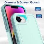 2合1 PC + TPU手機殼，適用於iPhone 17e / 16e、iPhone 17 Pro Max、iPhone 17 Pro、iPhone 17、iPhone Air、iPhone 16 Pro Max、iPhone 16 Pro、iPhone 16 Plus