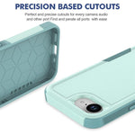 2合1 PC + TPU手機殼，適用於iPhone 17e / 16e、iPhone 17 Pro Max、iPhone 17 Pro、iPhone 17、iPhone Air、iPhone 16 Pro Max、iPhone 16 Pro、iPhone 16 Plus