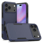 2合1 PC + TPU手機殼，適用於iPhone 17e / 16e、iPhone 17 Pro Max、iPhone 17 Pro、iPhone 17、iPhone Air、iPhone 16 Pro Max、iPhone 16 Pro、iPhone 16 Plus