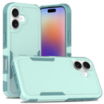 2合1 PC + TPU手機殼，適用於iPhone 17e / 16e、iPhone 17 Pro Max、iPhone 17 Pro、iPhone 17、iPhone Air、iPhone 16 Pro Max、iPhone 16 Pro、iPhone 16 Plus