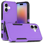 2合1 PC + TPU手機殼，適用於iPhone 17e / 16e、iPhone 17 Pro Max、iPhone 17 Pro、iPhone 17、iPhone Air、iPhone 16 Pro Max、iPhone 16 Pro、iPhone 16 Plus