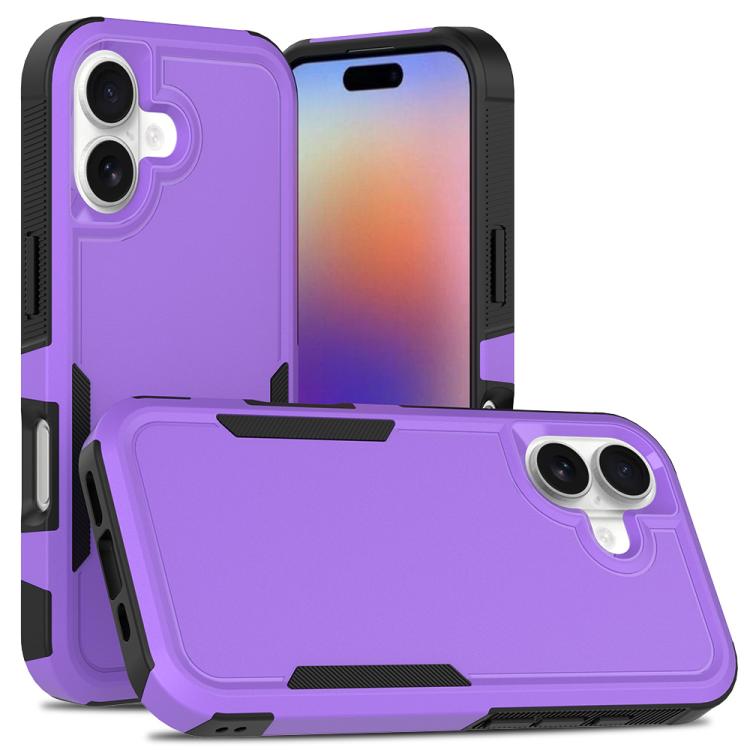 2合1 PC + TPU手機殼，適用於iPhone 17e / 16e、iPhone 17 Pro Max、iPhone 17 Pro、iPhone 17、iPhone Air、iPhone 16 Pro Max、iPhone 16 Pro、iPhone 16 Plus