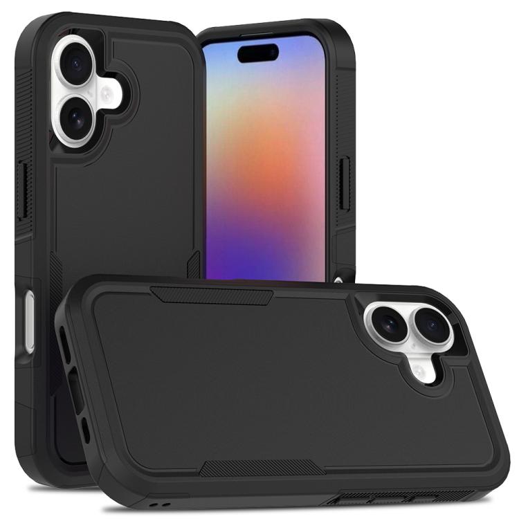 2合1 PC + TPU手機殼，適用於iPhone 17e / 16e、iPhone 17 Pro Max、iPhone 17 Pro、iPhone 17、iPhone Air、iPhone 16 Pro Max、iPhone 16 Pro、iPhone 16 Plus