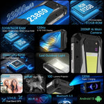 Unihertz Tank 3 Pro 5G / 8849，投影機，200MP 相機，夜視，23800mAh 電池，6.79 吋 Android 13 天璣 8200 八核心，網絡：5G，16GB+512GB