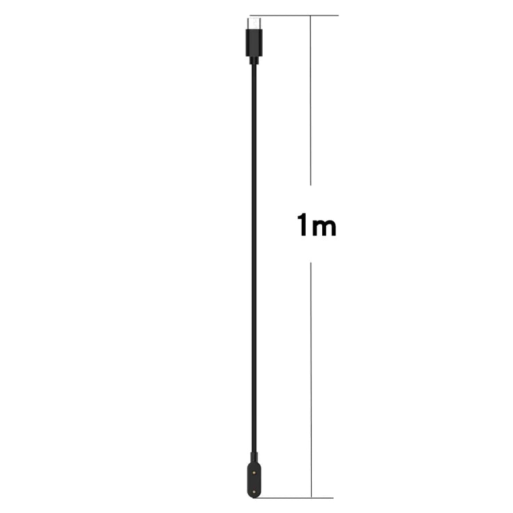 適用於 Samsung Galaxy Fit 3 智慧手錶充電線，長度：1m，USB-C / Type-C