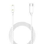 適用於 Samsung Galaxy Fit 3 智慧手錶充電線，長度：1m，USB-C / Type-C