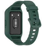 純色一體成型 TPU 錶帶，適用於 Samsung Galaxy Fit 3