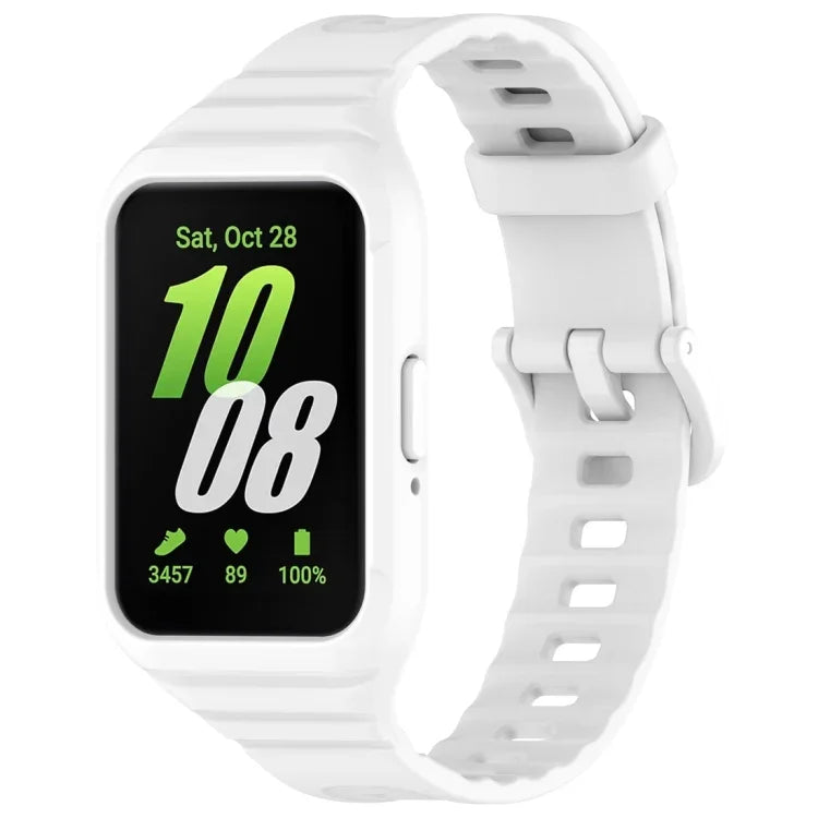 純色一體成型 TPU 錶帶，適用於 Samsung Galaxy Fit 3